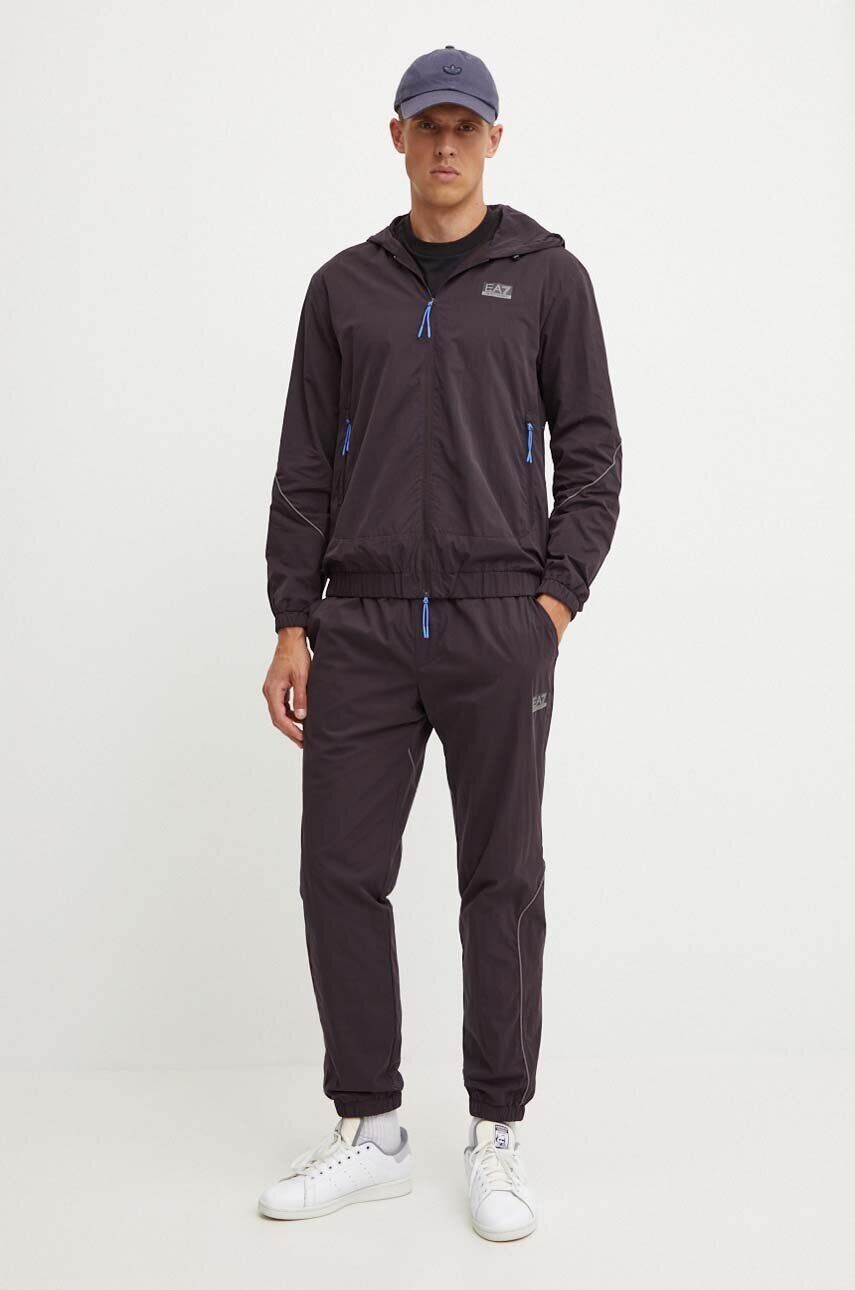

Спортивный костюм EA7 Emporio Armani, черный