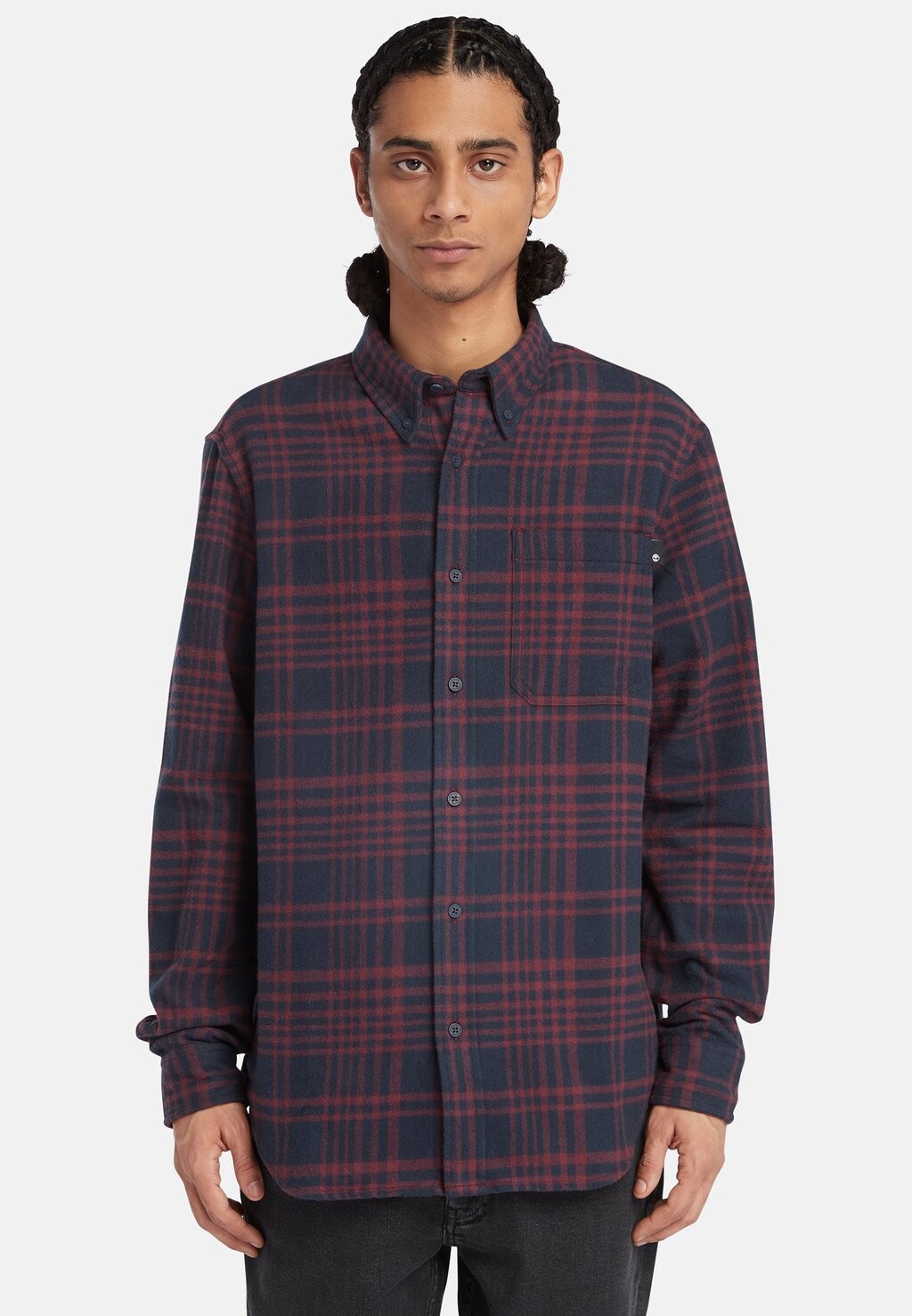 

Рубашка Heavy Check Timberland, цвет port royale yd