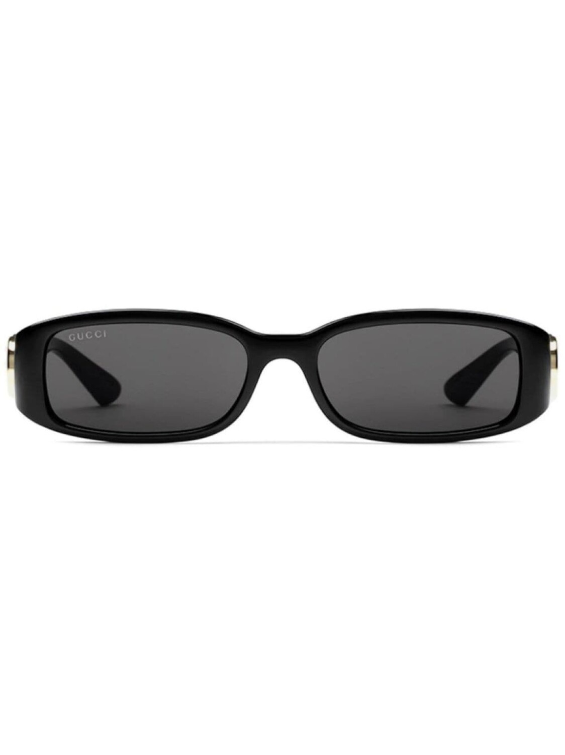 

Gucci Eyewear солнцезащитные очки в прямоугольной оправе, черный