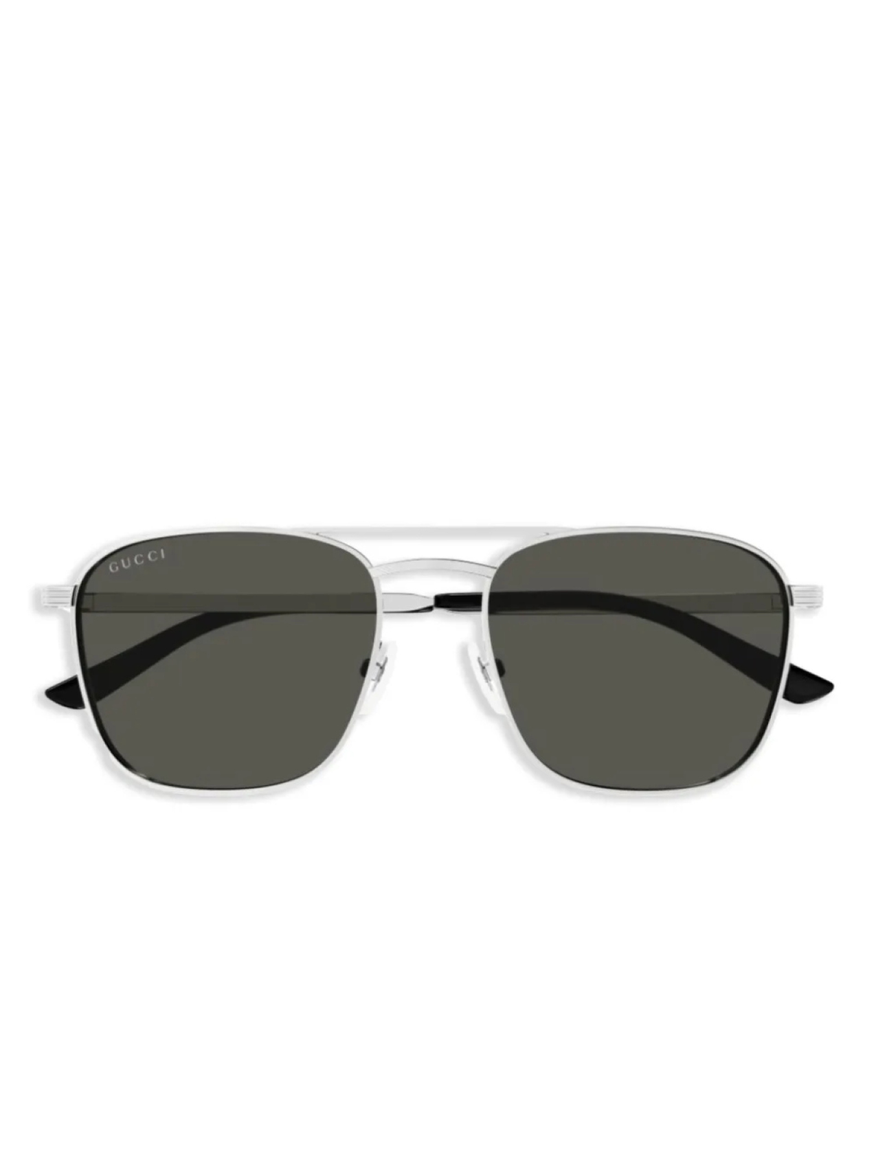 

Солнцезащитные очки-пилоты Gucci Eyewear, серебряный