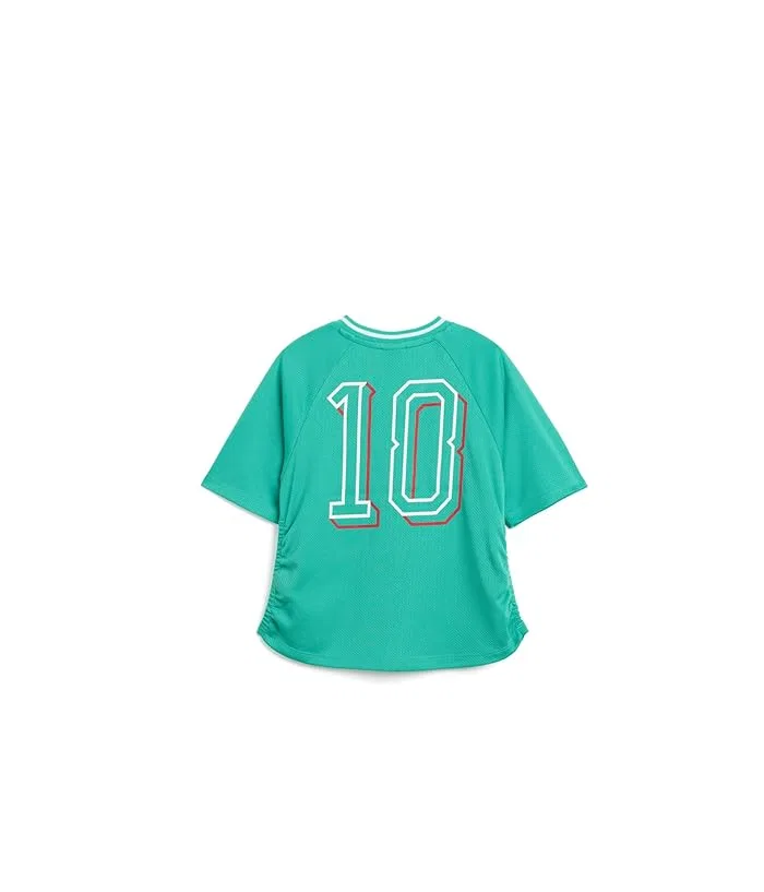 Футболка из сетки Showtime PUMA Kids, Vibrant Green — фото 2