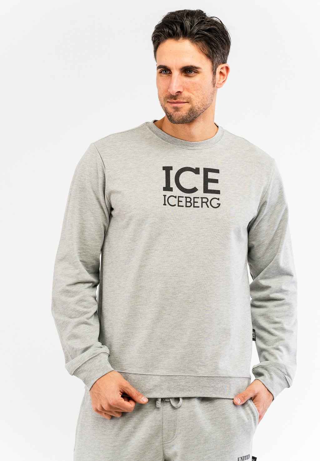 

Толстовка ROUNDNECK F WITH BIG ICE ICEBERG, светло-серый