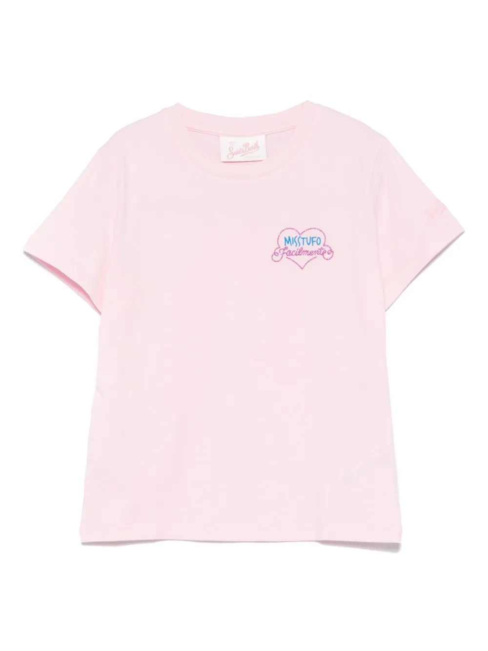

Футболка Elly из коллаборации с Insulti Luminosi MC2 Saint Barth Kids, розовый