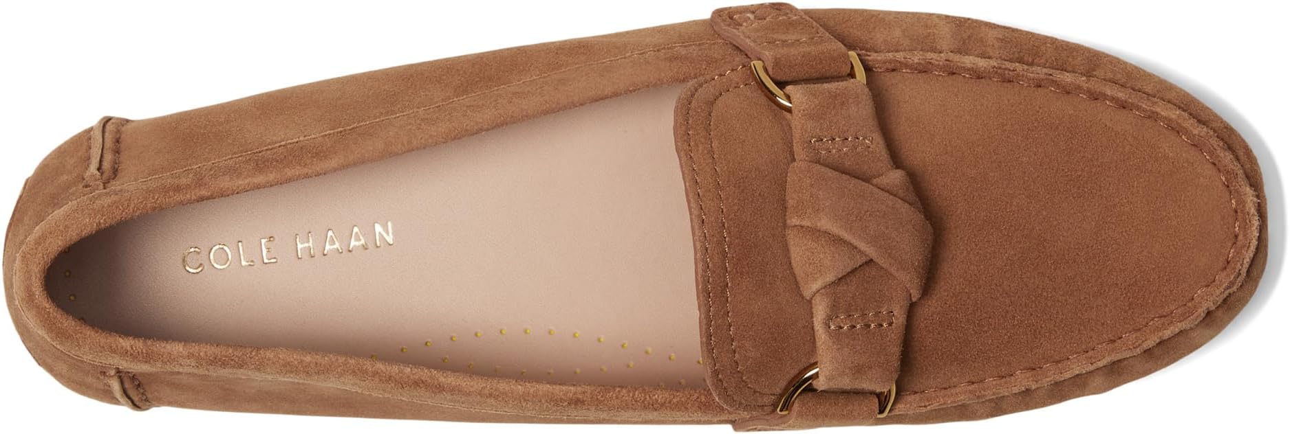 Лоферы Cole Haan Women's Emmie Knot Drivers, Golden Honey Suede — фото 2