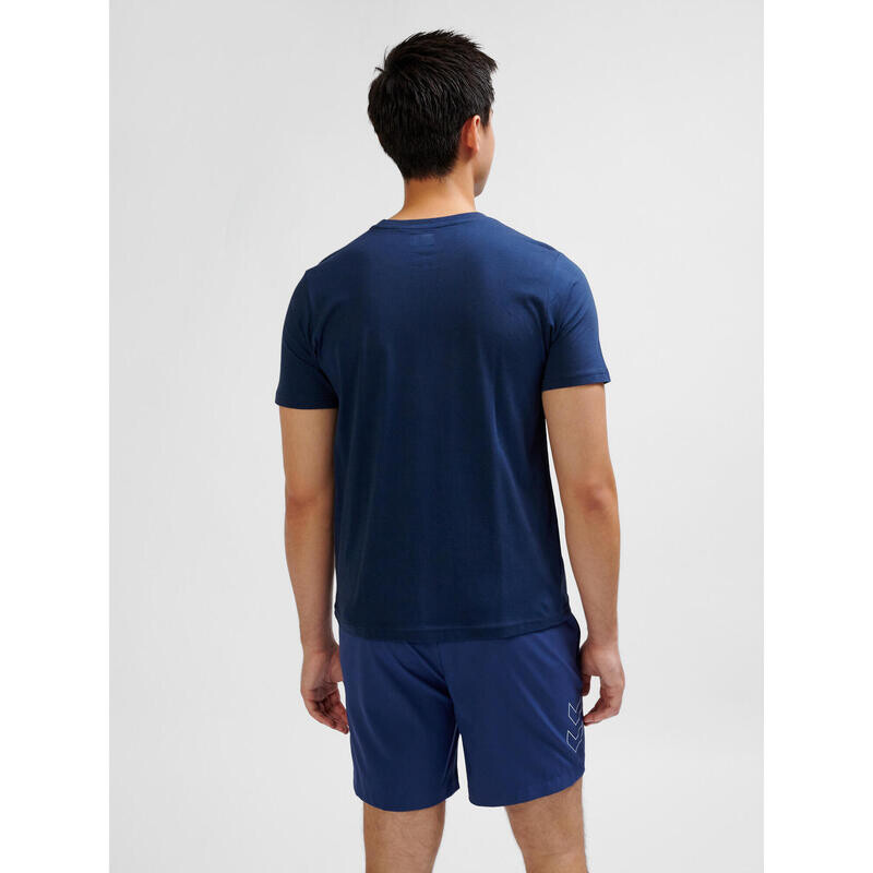 

Спортивная футболка Hummel, цвет pfauenblau/navyblau/gletscherblau