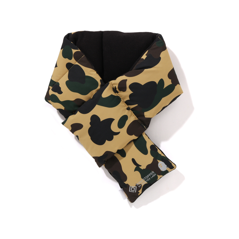 

A BATHING APE Шарф Gore Tex Stopper 1st Camo, Yellow YEX
