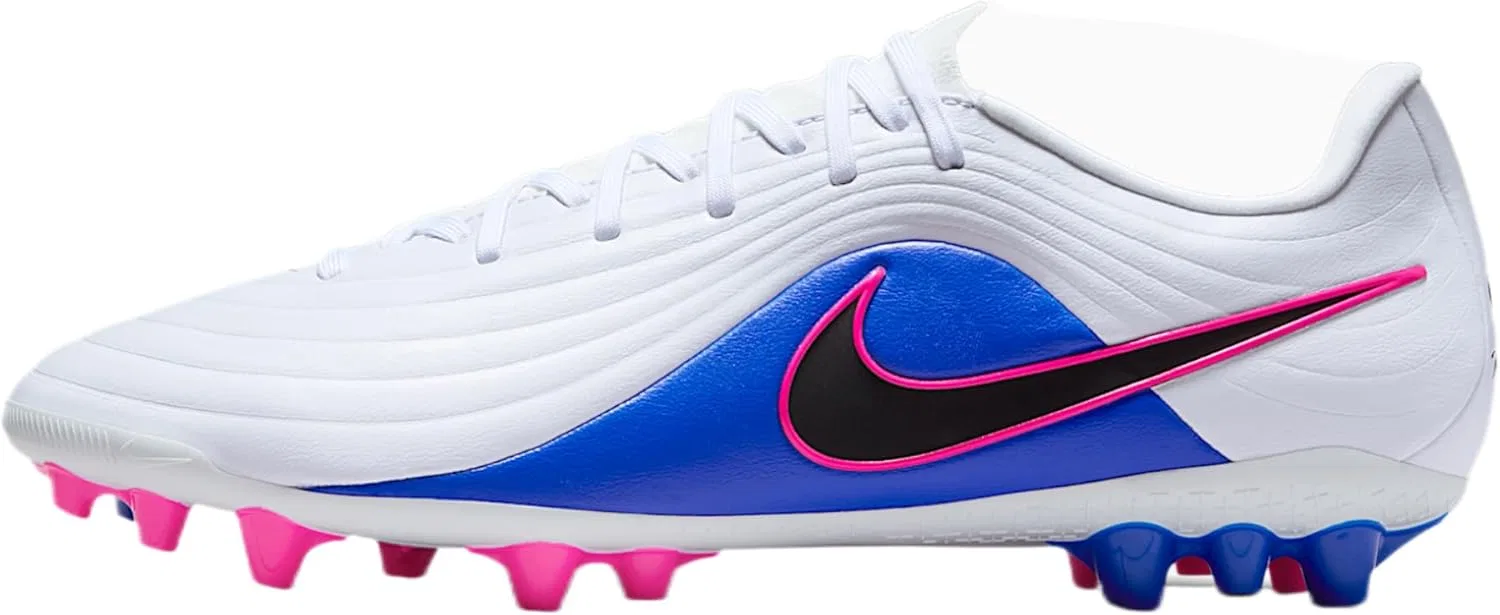 Мужские футбольные кроссовки Nike Tiempo Maestro Academy AgSoccer, White Black Racer Blue Pink Bl