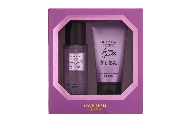 

Мини-набор для ухода с ароматом лосьон для тела 75мл + спрей 75мл Victoria's Secret, Love Whisper Mini Fragrance Body Lotion 75ml+Love Whisper Mini Fragrance Spray 75ml