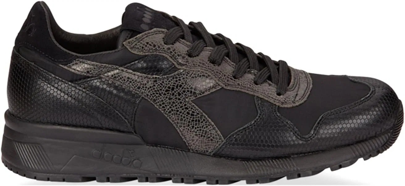 Мужские кроссовки Diadora Heritage, размер 41, модель Trident 90 ITA (Trindent 90 Ita Black Pack) - черные, размер: 46 EU — фото 2