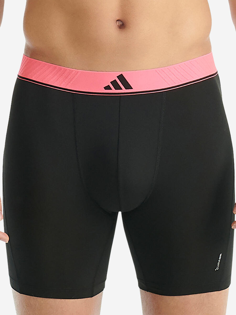 ADIDAS Классические мужские боксёрские шорты-боксёры - Active Micro Flex чёрные — фото 2