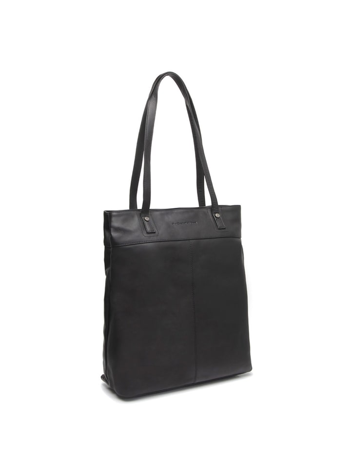 

Кожаная сумка через плечо Solvia с отделением для ноутбука 33 см черного цвета The Chesterfield Brand