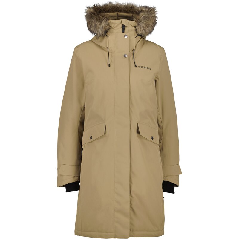 

Coat Erika WNS Parka 3 Didriksons, цвет wood