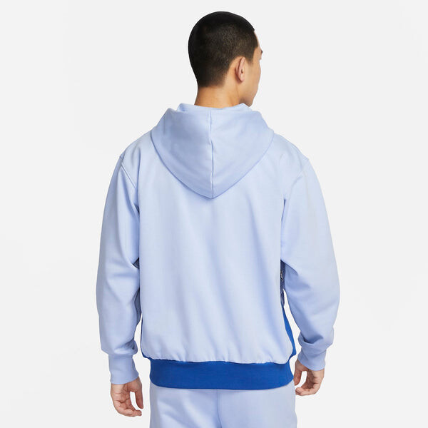 Толстовка dri fit стандартная толстовка с капюшоном Nike, синий — фото 2