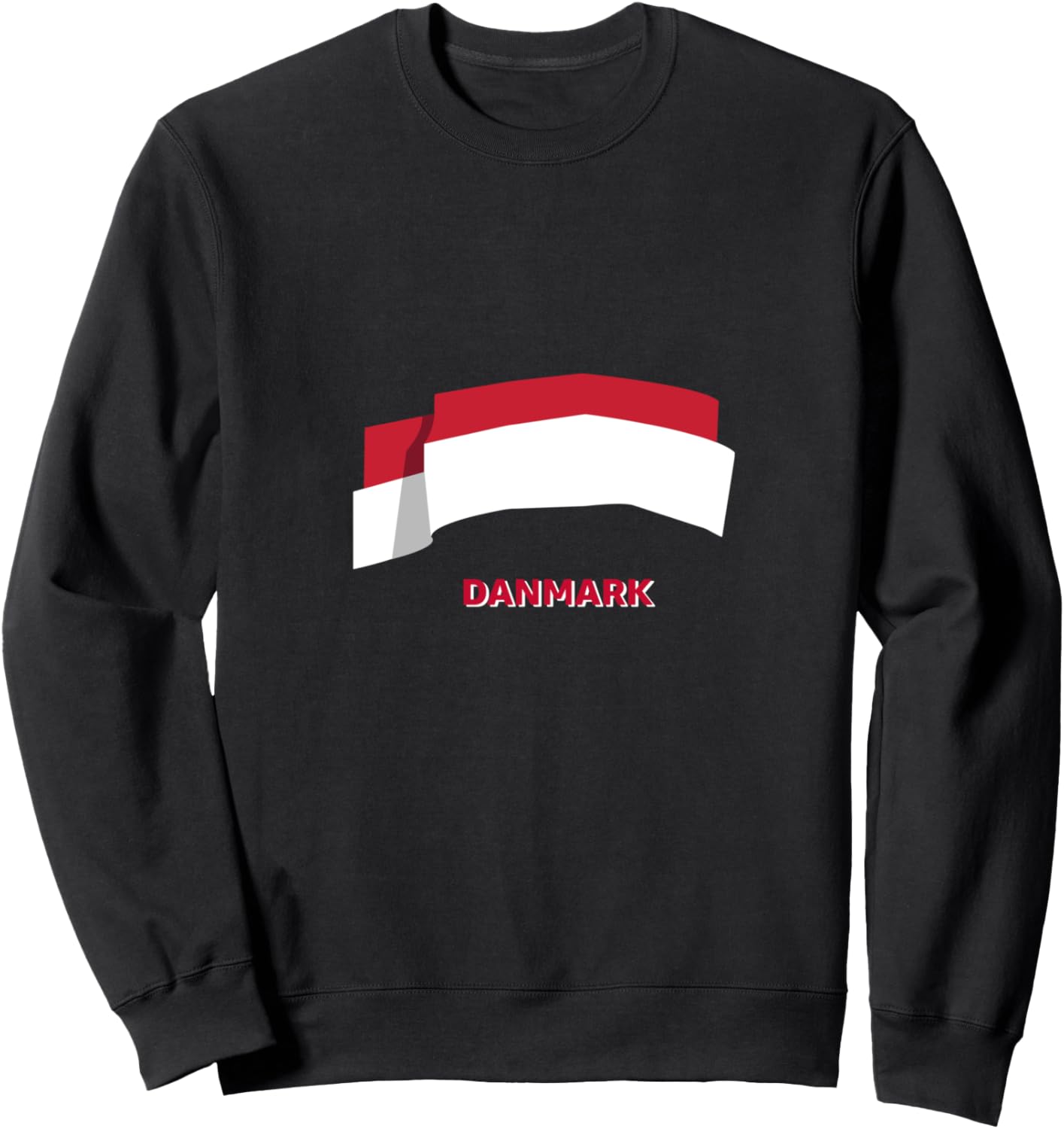 

Толстовка с флагом Дании Denmark, черный