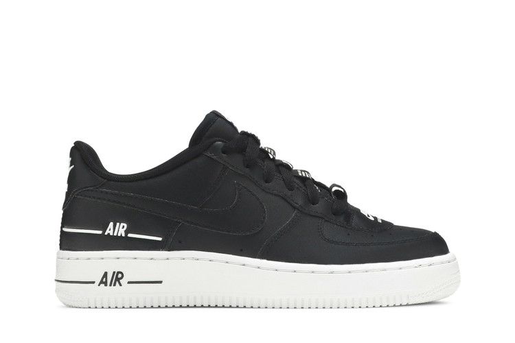 Кроссовки Nike Air Force 1 LV8 3 GS 'Black', черный — фото 2