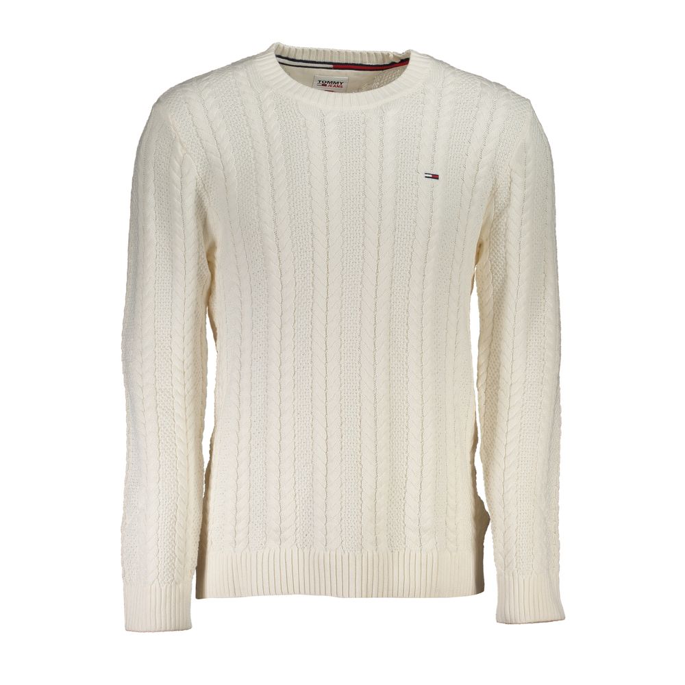 

Белый хлопковый свитер Tommy Hilfiger