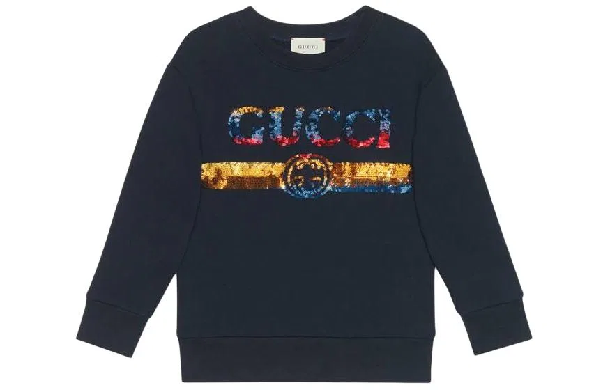 Свитшот Marine Blue GUCCI Kids'