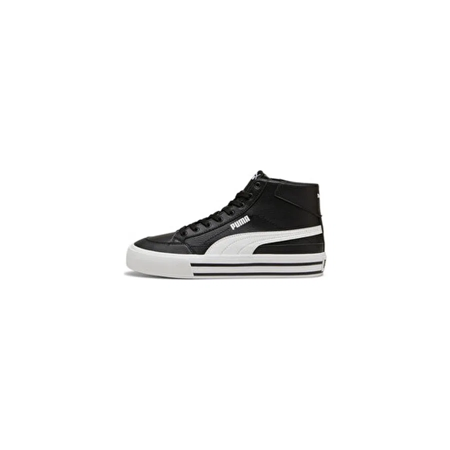 Кроссовки с высоким берцем Puma Court Classic Vulc Orta, Черный — фото 3
