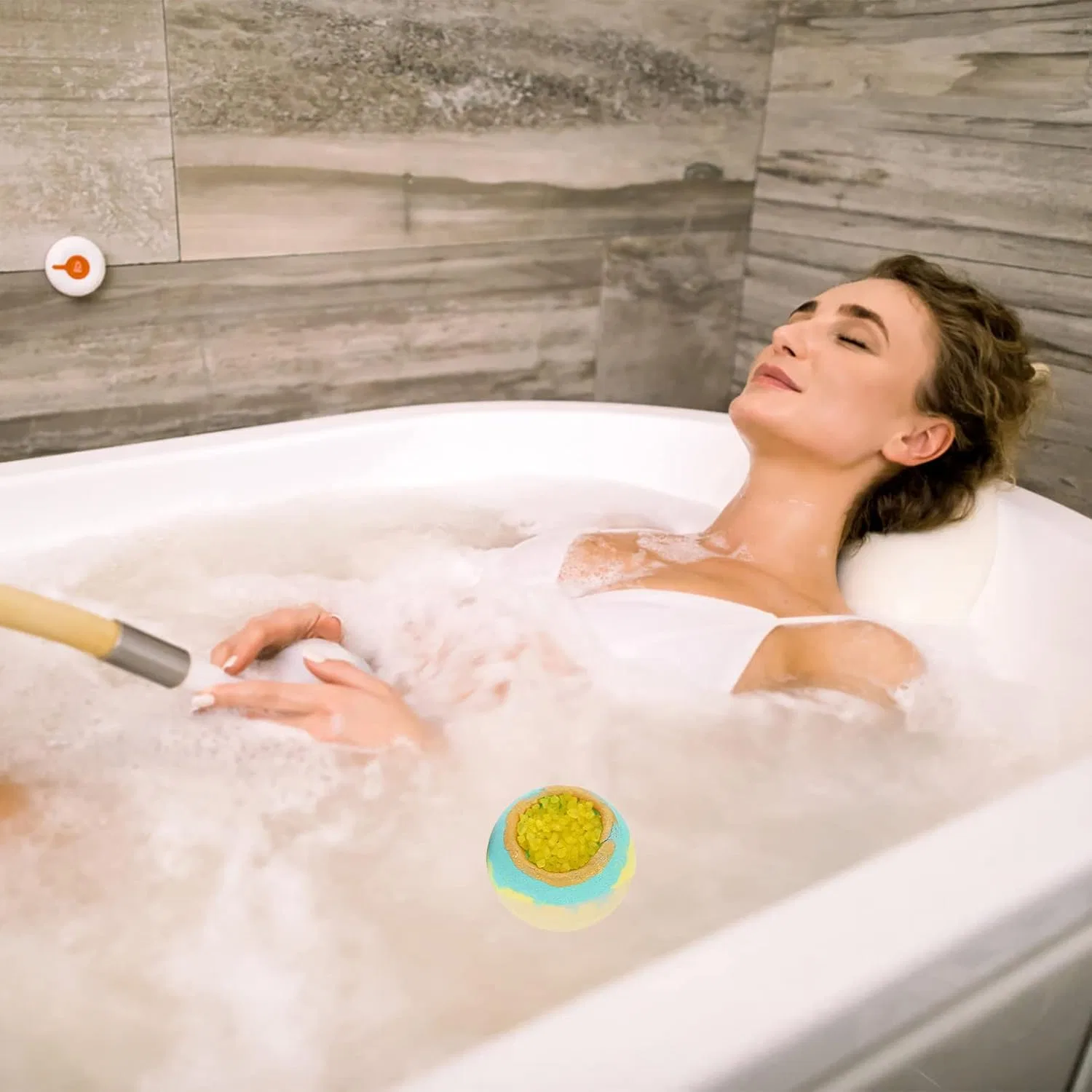 Набор бомбочек для ванны 4 шт, ENESEA, 50 г, мультиколор — фото 2