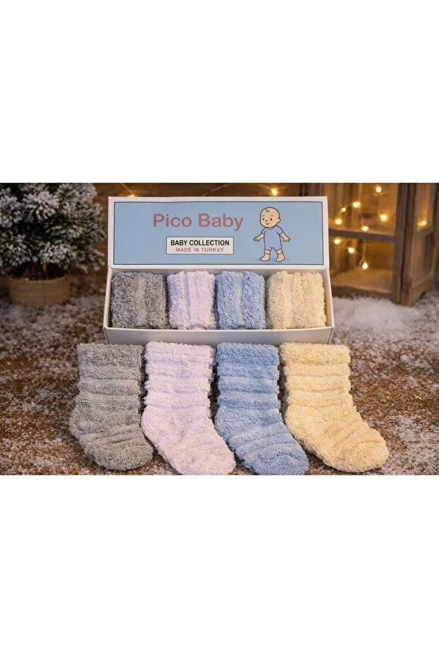 Детские носки хлопковые 4 шт Pico Baby, Multicolor