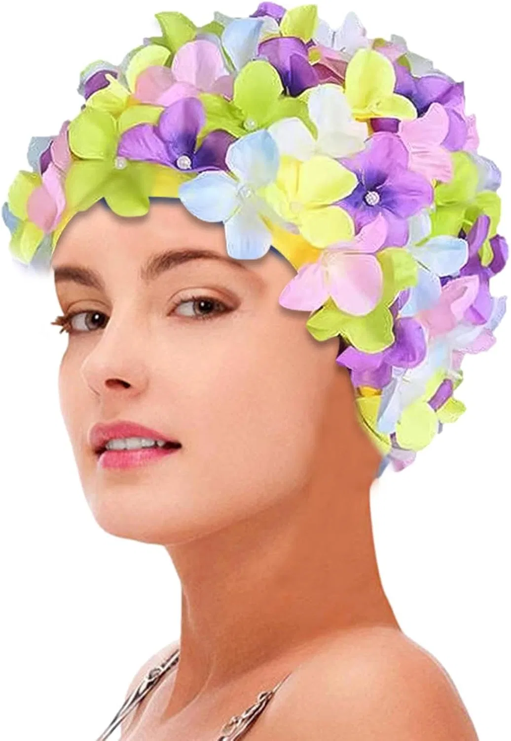 Generic Шапочка для плавания Floral Petal