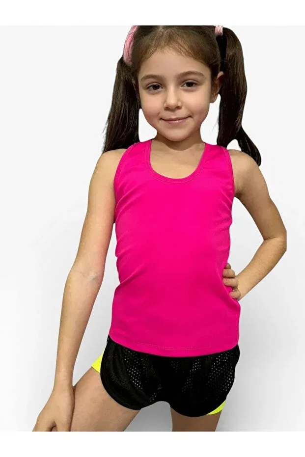 Детский топ для девочек с толстыми бретелями Swimmer athlete She Can Wear, Pink