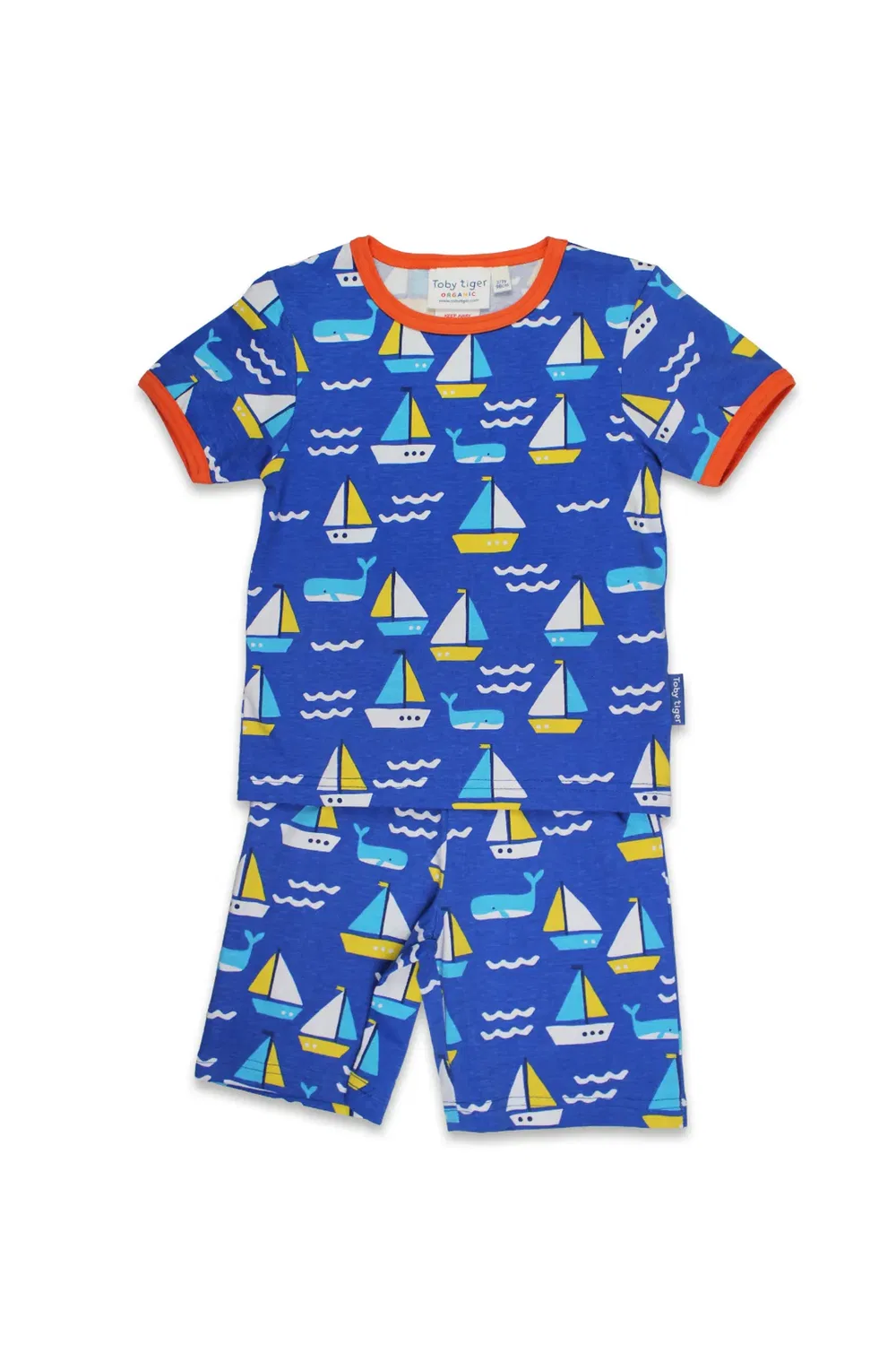 Детские пижамы-шорты с принтом St Ives Print, Toby Tiger, Multi