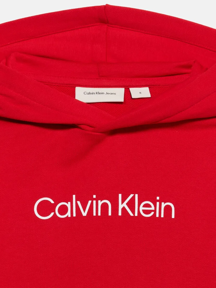 Толстовка Calvin Klein Jeans красного цвета — фото 3