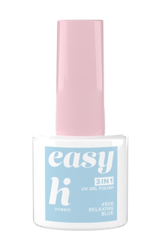 

Hi Hybrid Easy 3w1 гибридный лак для ногтей, 606 Relaxing Blue