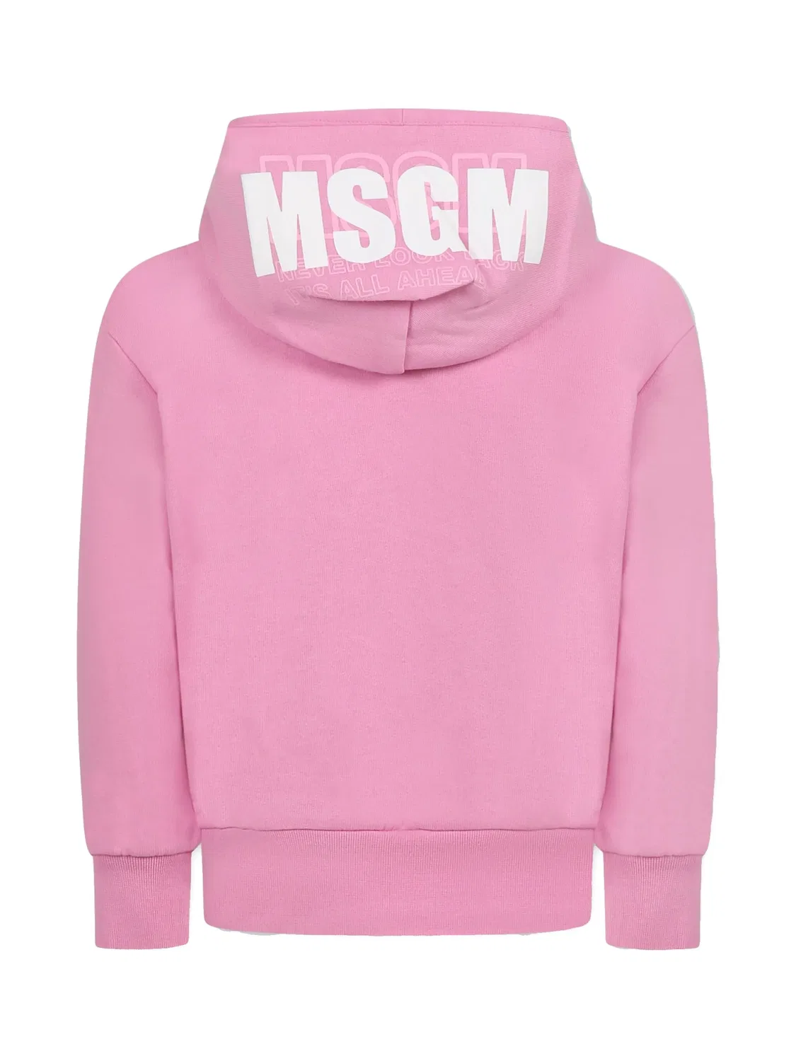 Свитшот с капюшоном MSGM, розовый — фото 3
