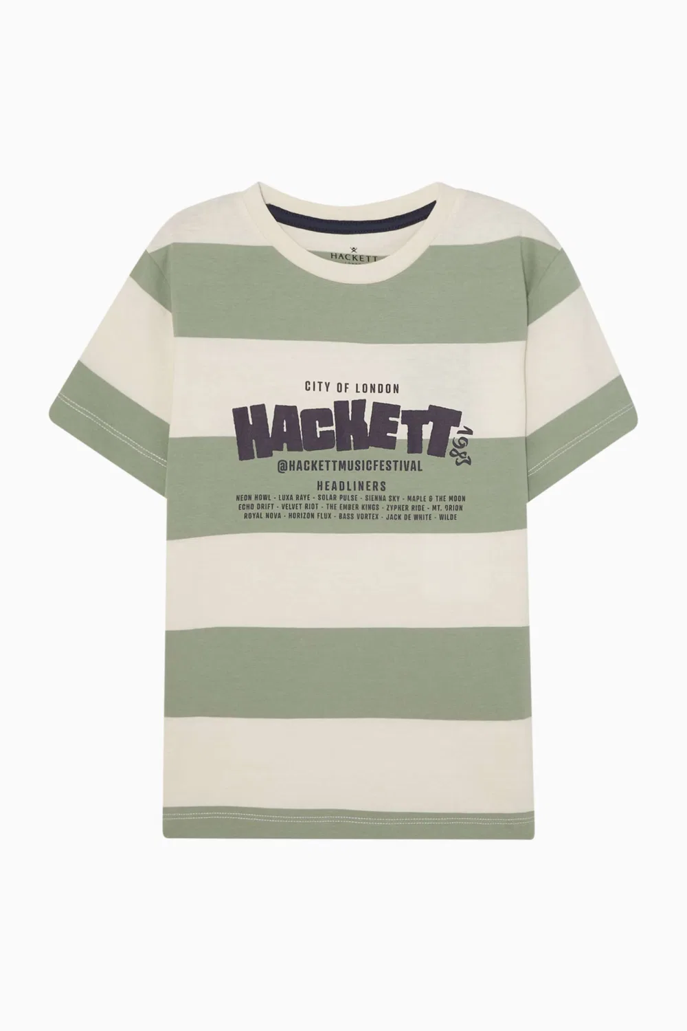 Футболка с принтом Stripe Festival Hackett London