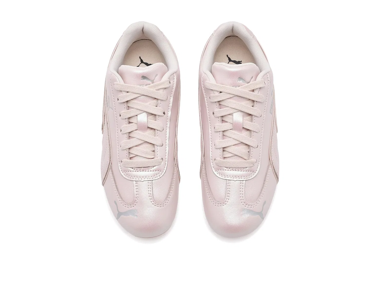 Перламутровые кроссовки Speedcat (для детей постарше) Puma Kids, Jasmine Flower/Puma Silver — фото 3