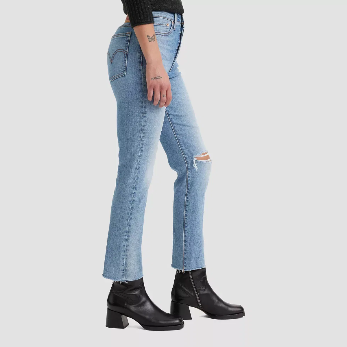 Женские джинсы с завышенной талией Levi's, Night Sight Medium — фото 2