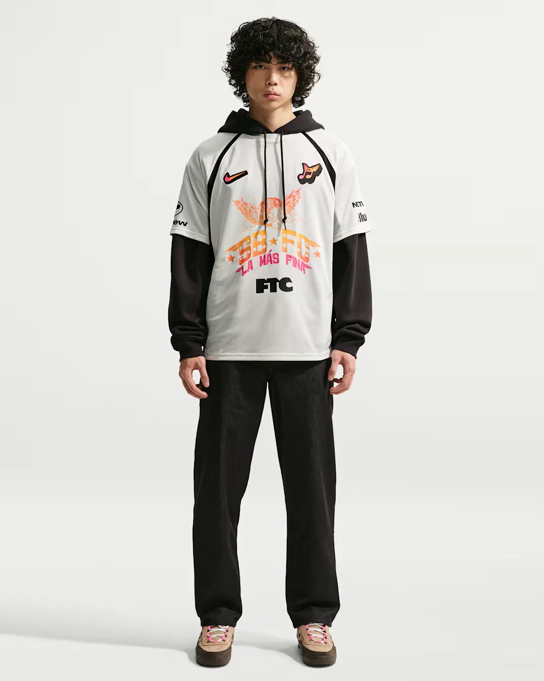 Skate Jersey Nike SB, Sail/Black — фото 4