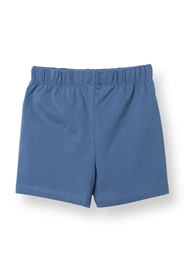 Детские шорты для мальчиков узкие Hellobaby Baby Boy Shorts No Above Knee Ebebek Hello Baby, Indigo — фото 2