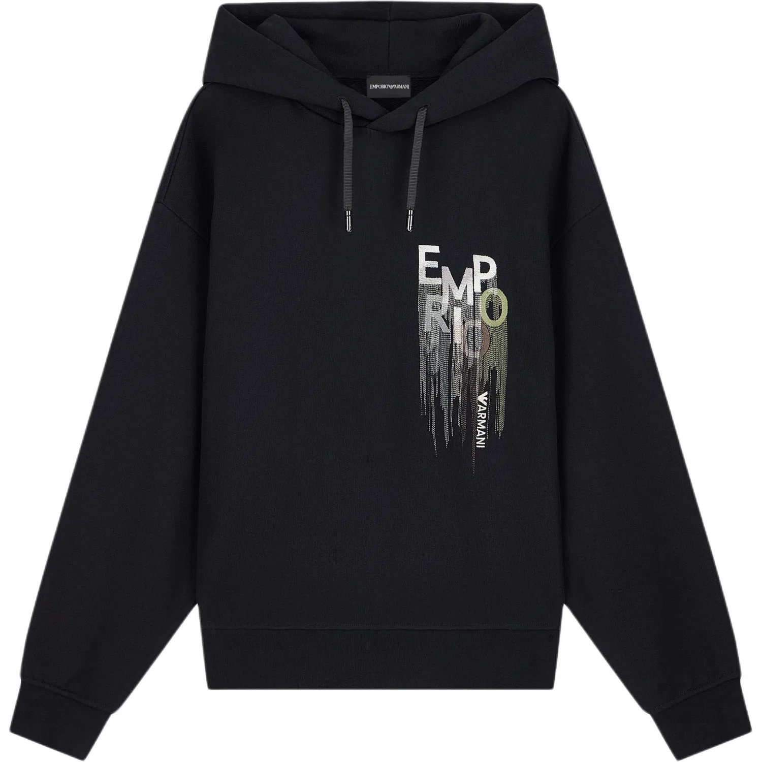 Мужская толстовка с капюшоном Black EMPORIO ARMANI