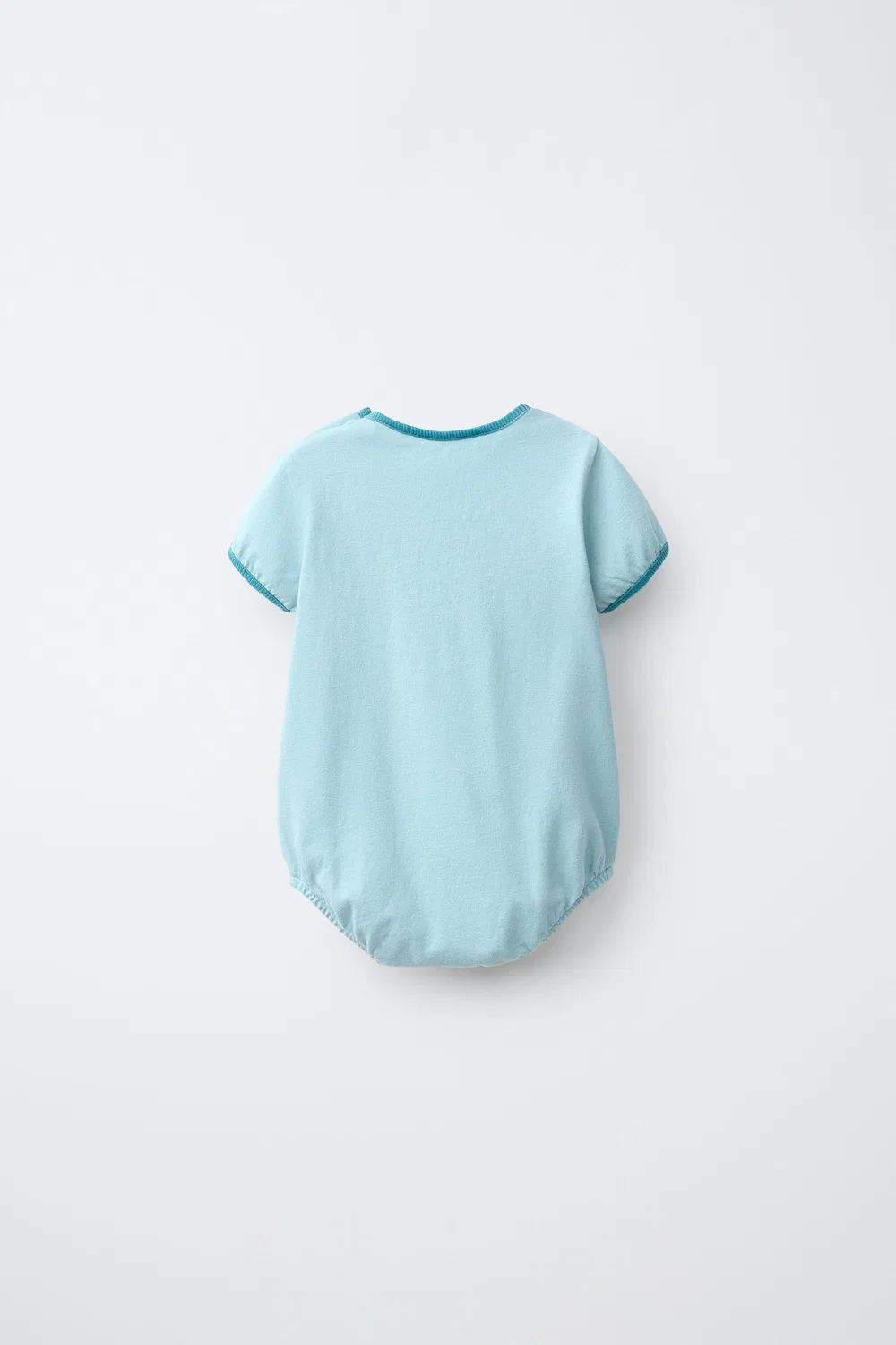 КОНТРАСТНЫЙ БОДИ ZARA, Faded blue — фото 2