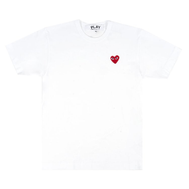 

Футболка Comme des Garçons PLAY Heart T-Shirt 'White', белый
