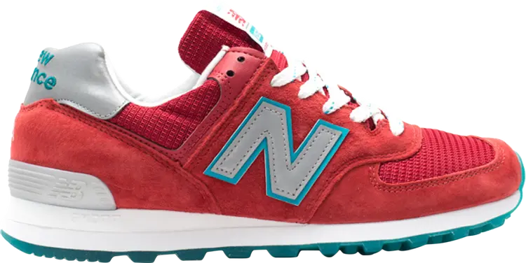 

Кроссовки New Balance 574, красный/серый/голубой