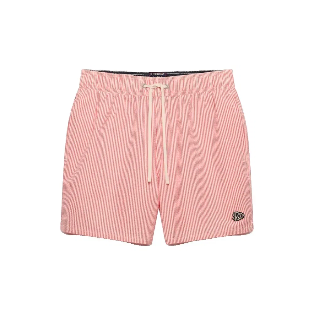 Плавки Superdry Seer Sucker 15 Superdry, розовый — фото 3