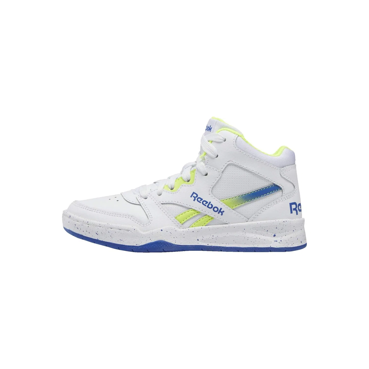 Детские кроссовки для мальчиков Reebok BB4500 Court Shoes, Weiß Gelb Blau — фото 2