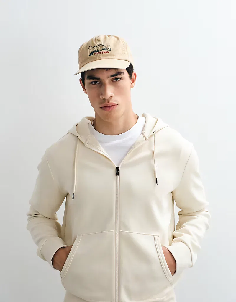 Кремовый свитшот с длинными рукавами Polo Ralph Lauren