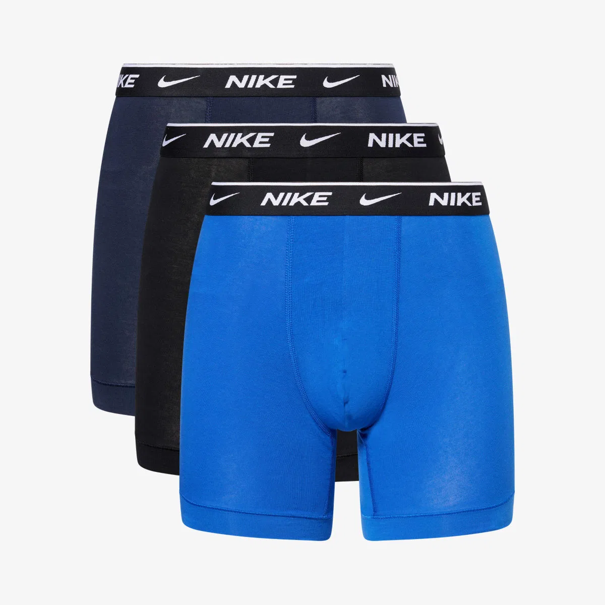 Комплект из трех боксеров из эластичного хлопка с фирменным поясом Nike