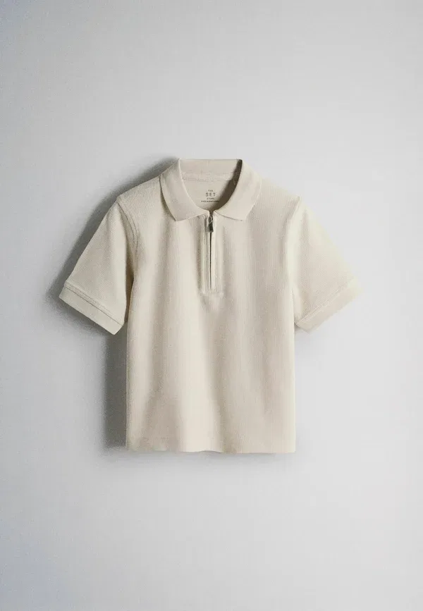 Комплект из 3 поло, хлопок, 3 pack - polo shirt, The Set, Teal Blue, Brown, синий/коричневый/бирюзовый — фото 3