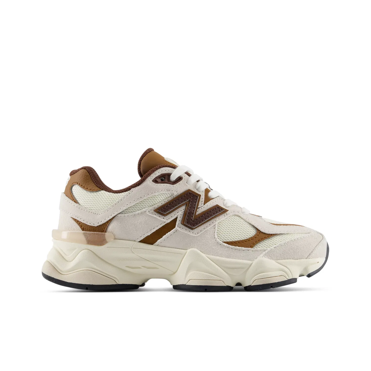 Детские кроссовки на шнуровке New Balance 9060 Lace, Breakfast Tea With Angora