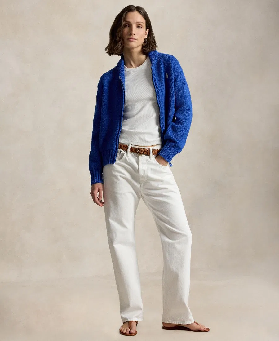 Кардиган женский с длинным рукавом Polo Ralph Lauren, Sapphire Multi — фото 2
