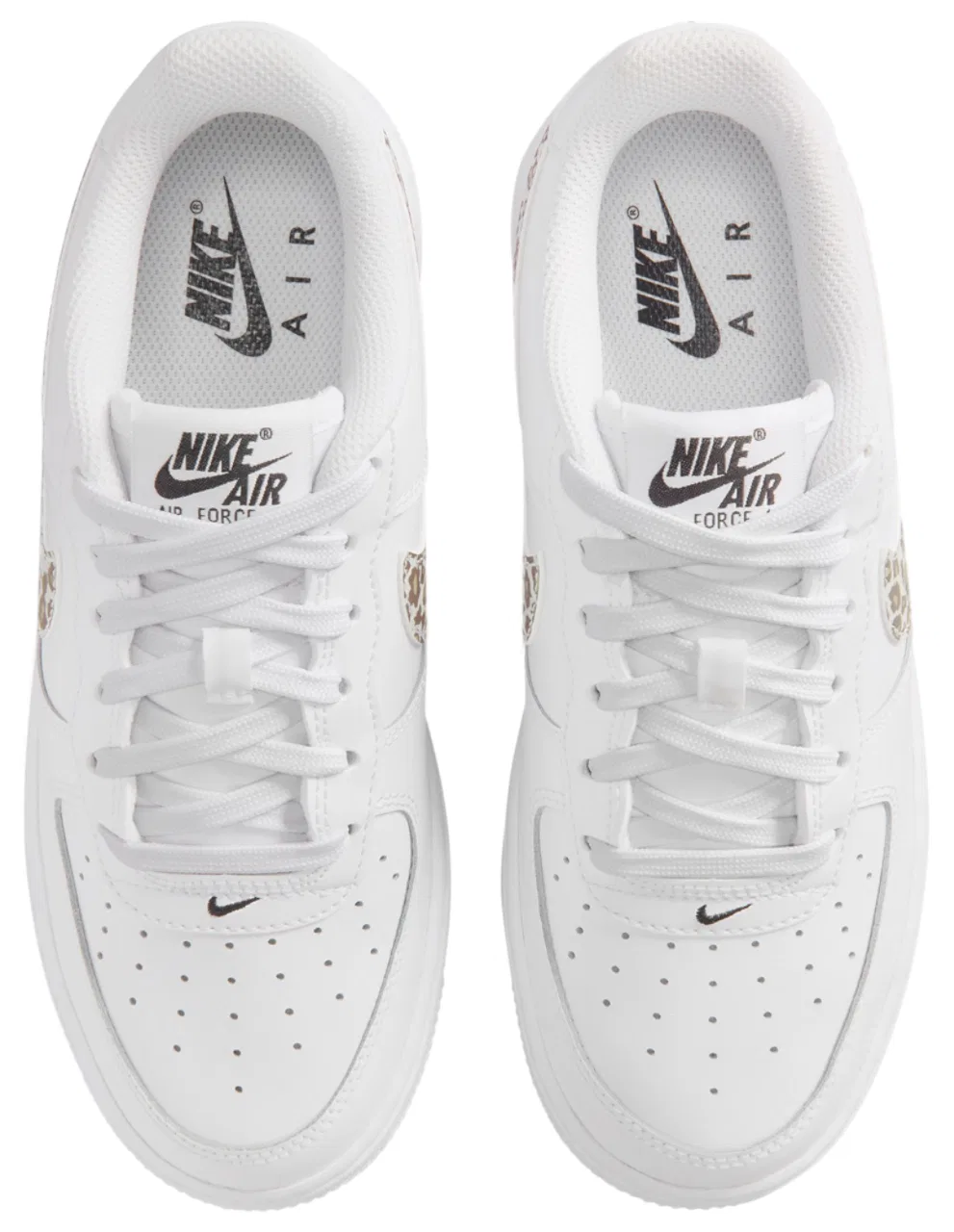 Кроссовки для девочек Air Force 1 Low CH Nike, белый/черный — фото 4