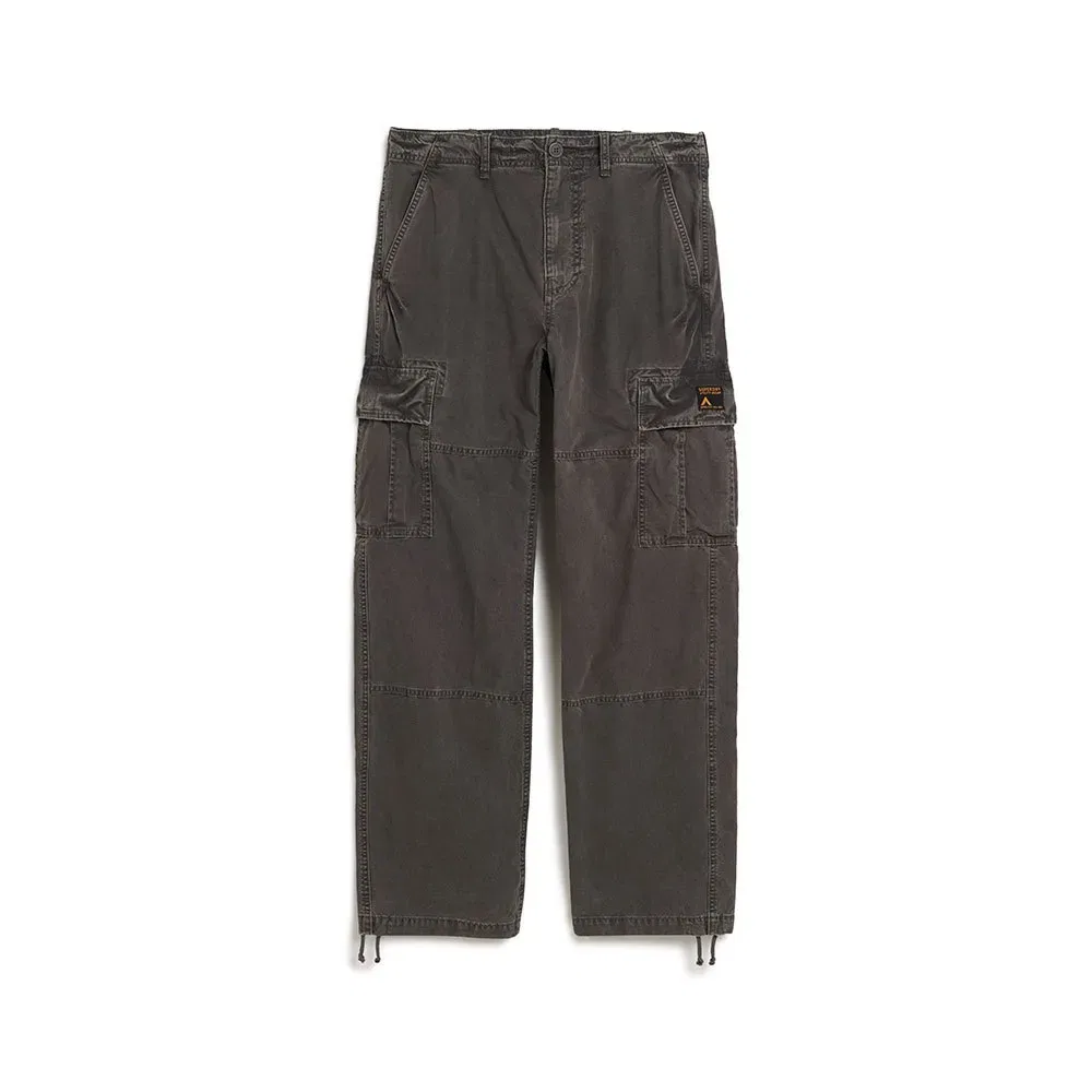 Мужские свободные брюки-карго из органического хлопка Superdry, Grey — фото 3