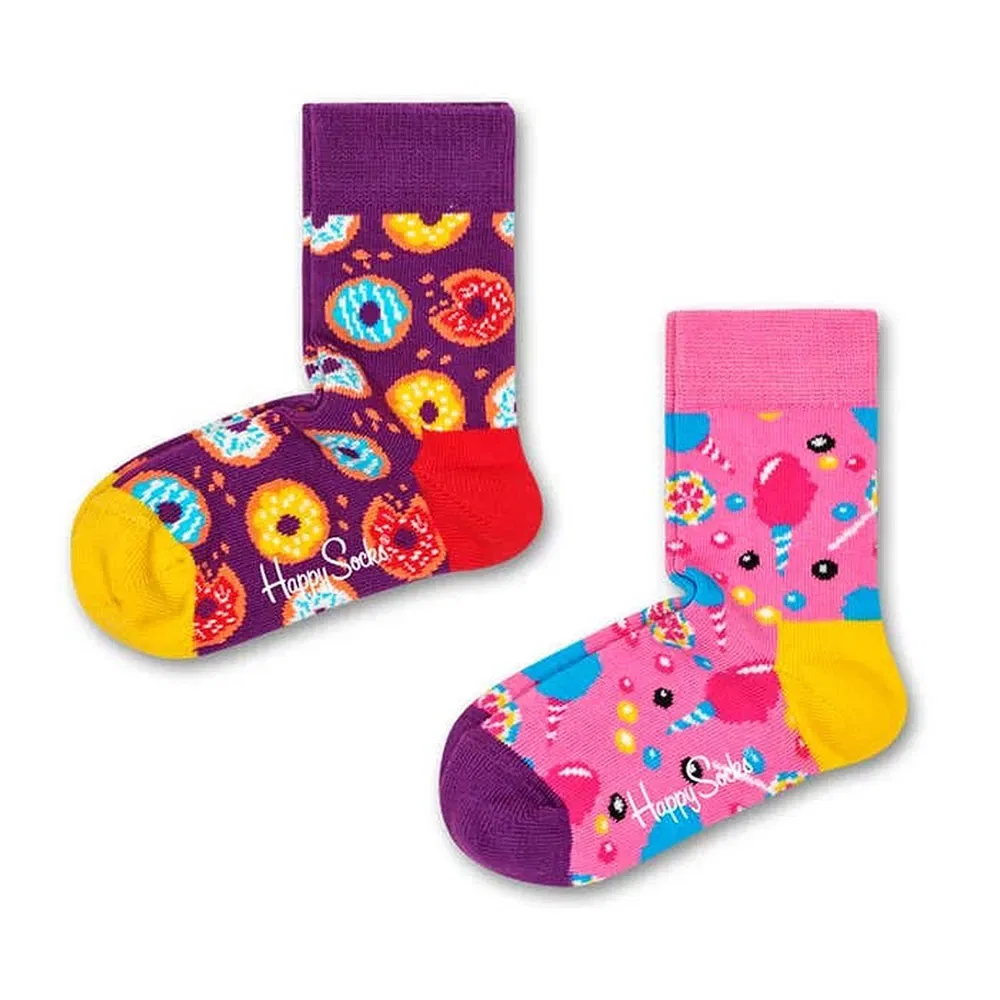 Носки Sweets 3 пары Happy Socks, фиолетовый