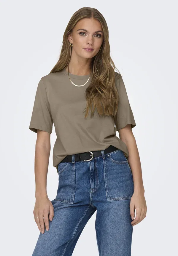 Футболка хлопковая Ss tee noos Only, Walnut